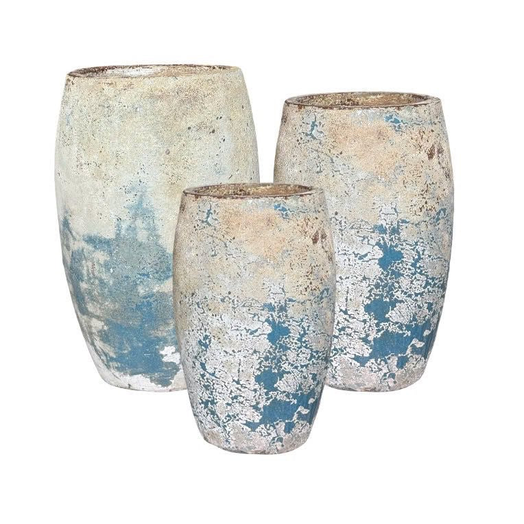 Argos Planter, Antique Blue