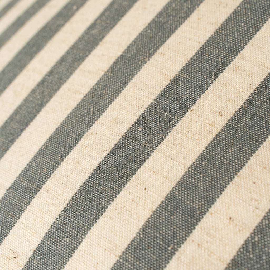 20x20 Narrow Stripe Pillow, Slate Grey