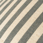20x20 Narrow Stripe Pillow, Slate Grey