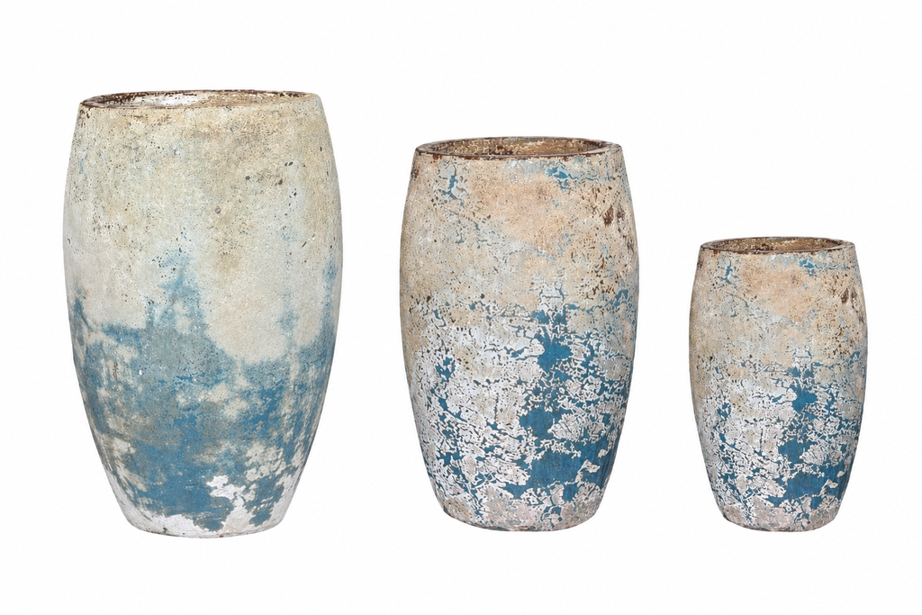 Argos Planter, Antique Blue
