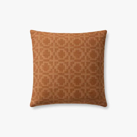 Loloi Pillow PLL0172 RUST 18x18