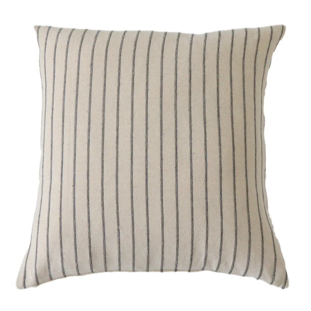 Charles Black Stripe Pillow 20x20