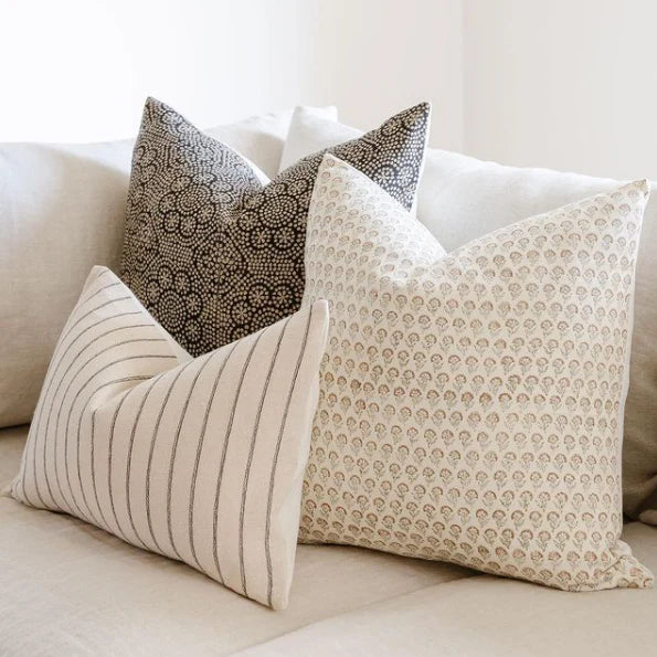 Charles Black Stripe Pillow 14x20