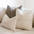 Charles Black Stripe Pillow 14x20