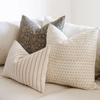Charles Black Stripe Pillow 14x20