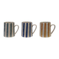 14 oz. Hand-Painted Stoneware Mug, 3 Colors (Each One Will Vary)