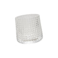 4 oz. Embossed Spinning Whiskey Drinking Glass