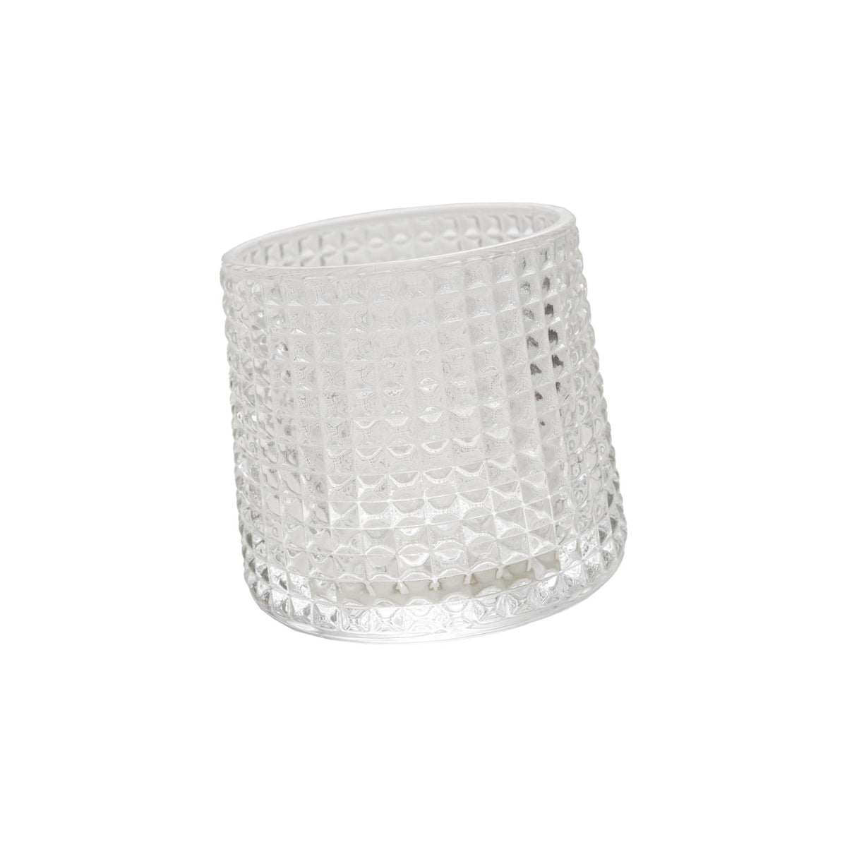 4 oz. Embossed Spinning Whiskey Drinking Glass