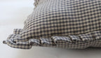 Finn Gingham Ruffle Pillow 14x20