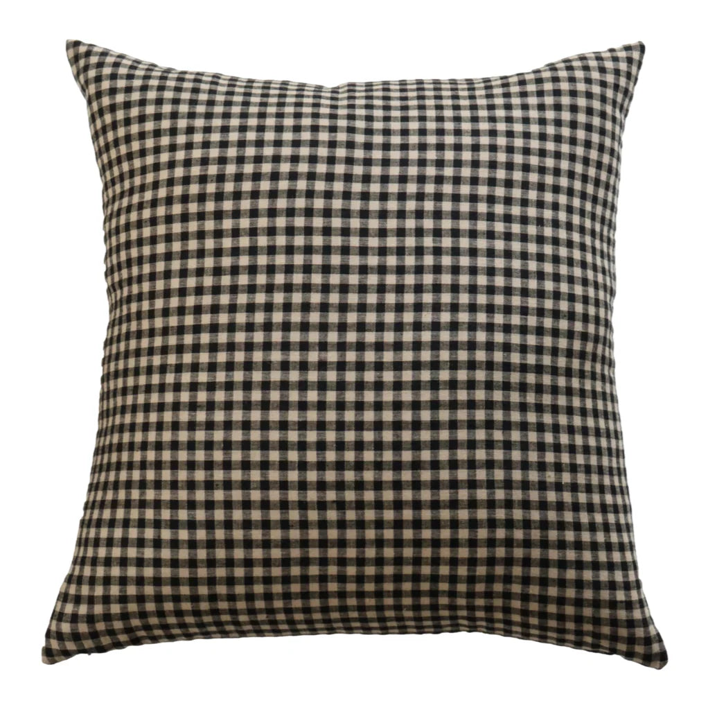 Jett Gingham Pillow 22x22